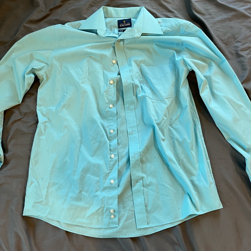 Stafford button down dress shirt size M